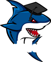 Sharkademia mascot